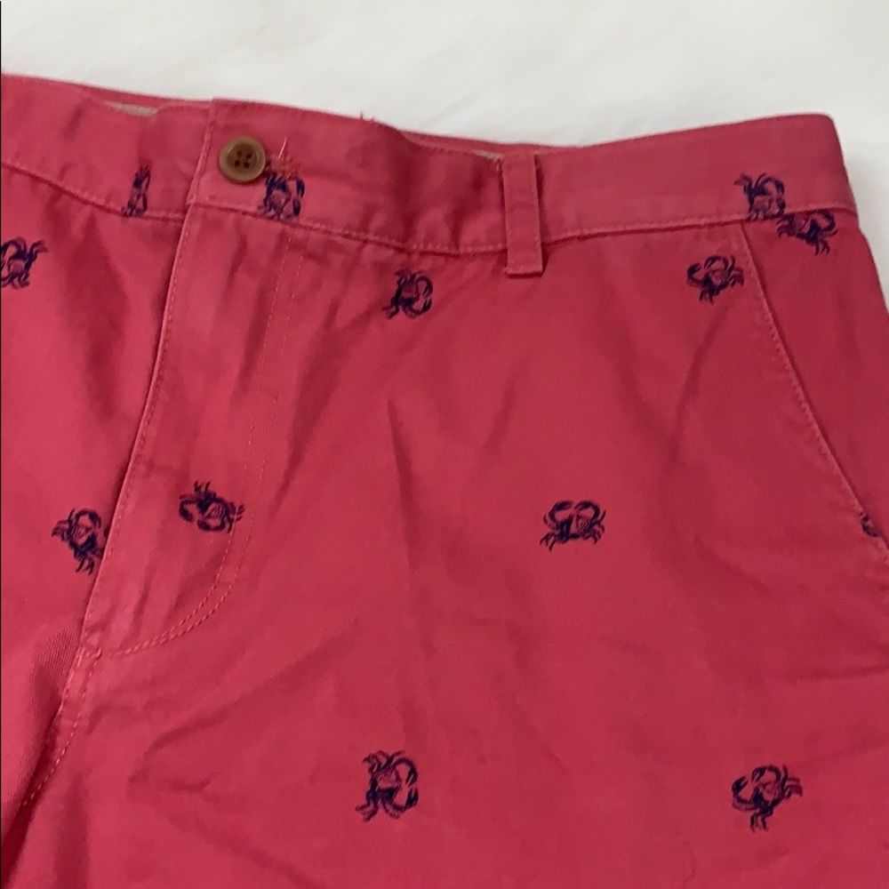 Men's Crabby Izod Red Shorts